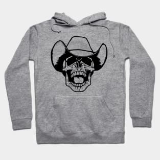 Laughing Cowboy Skull Hoodie